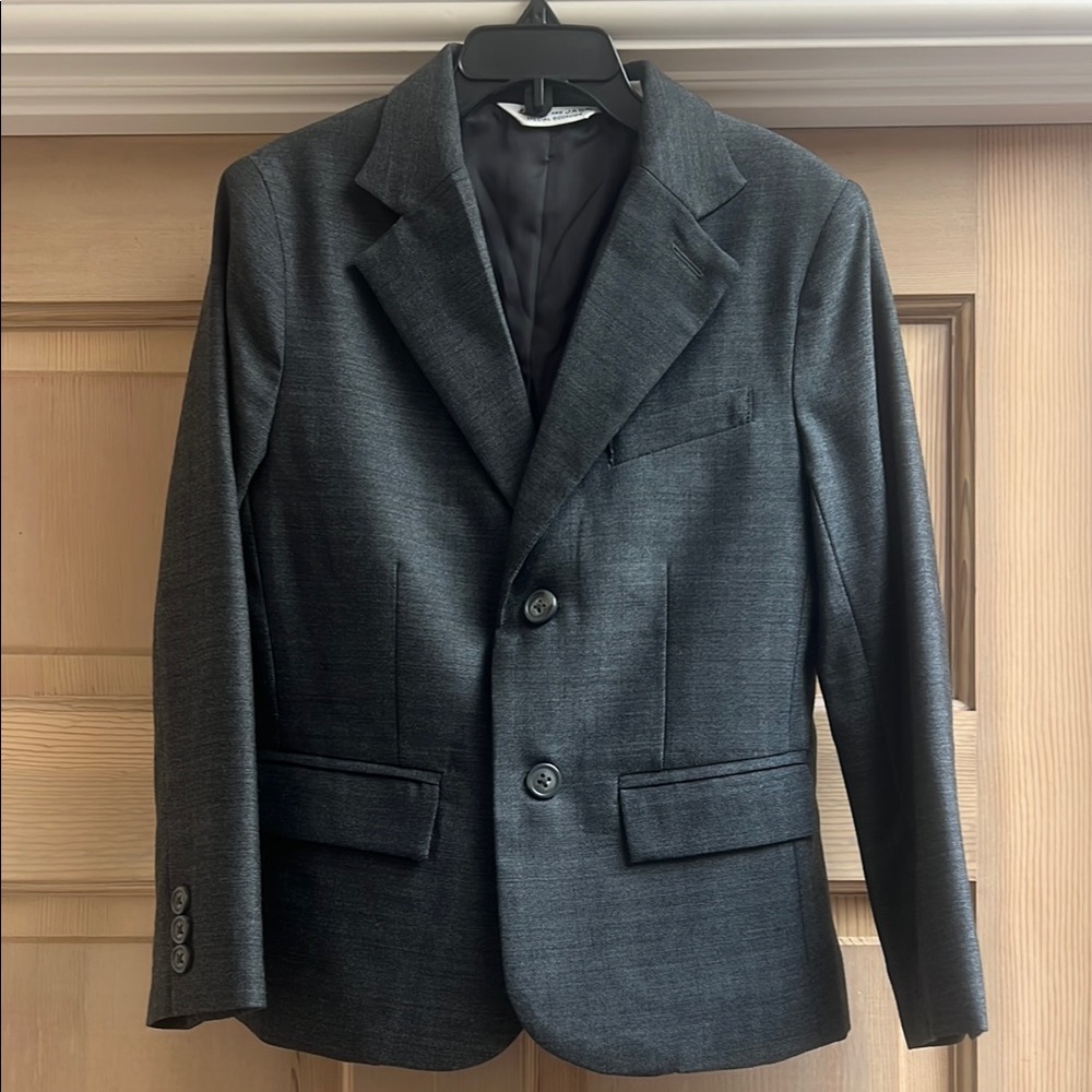 Janie and Jack special occasion boys size 6 Gray Blazer NWOT